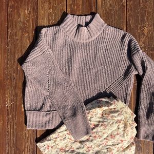brown sweater